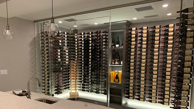 Wine Room Glass Enclosures - DSI Glass Aurora