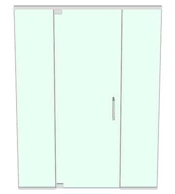Frameless Swing Door Configurations - DSI Glass Aurora