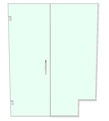 Frameless Swing Door Configurations - DSI Glass Aurora