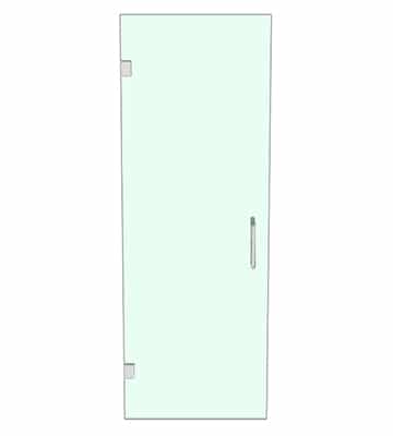 Frameless Swing Door Configurations - DSI Glass Aurora