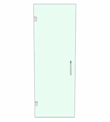 Frameless Swing Door Configurations - DSI Glass Aurora